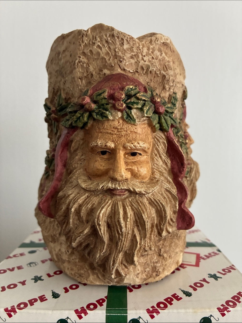 House of Lloyd. Vintage 1995 House of Lloyd Black Forest Santa Candle Holder